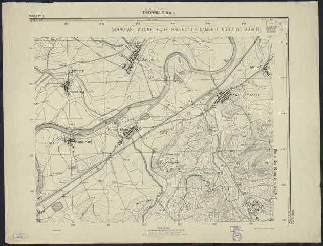 PLANS DIRECTEURS : THIONVILLE 6 a-b