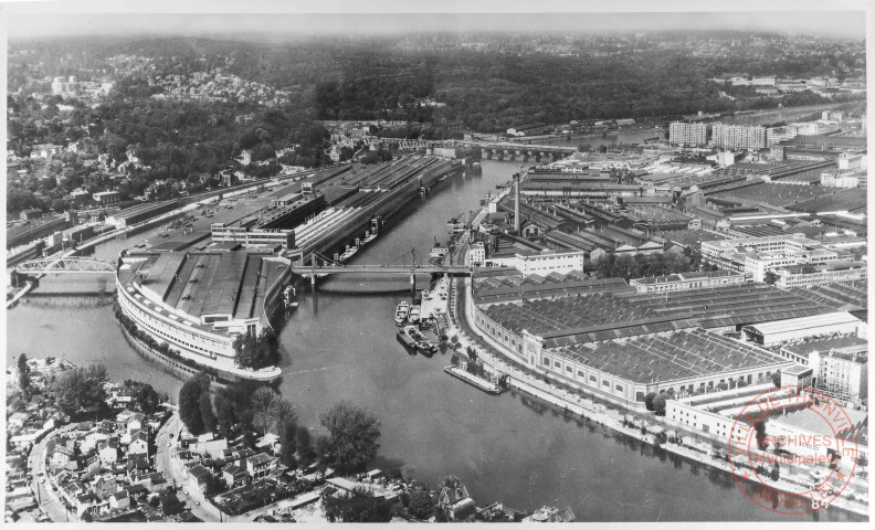 84. Industrie - Les usines Renault à Boulogne Billancourt