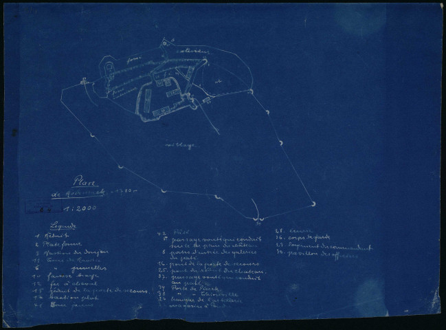 PLAN DE RODEMACK. 1780