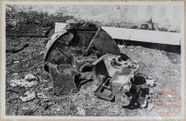 Pont roulant. Carter à engrenage cassé.