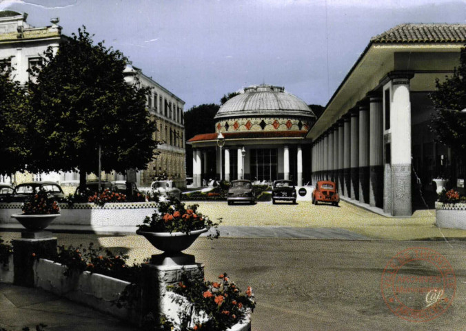 Contrexéxille (Vosges) : Etablissement Hydrominéral : Les Galeries et le Pavillon (Ch. Mervès, arch.)