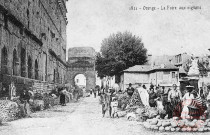 Cartes d'Autrefois (1890-1920) - Commerce, foires et marchés - Orange - La Foire aux oignons