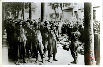 Prisonniers allemands avenue de l'Opéra