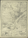 « PLAN DE LA VILLE DE THIONVILLE » / dressé par le Service d'urbanisme municipalReproduction d'un plan de 1954. Plan de la ville par quartiers.