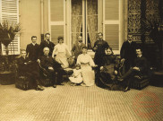 Photo de groupe de la famille Schmit-Weicker vers 1900