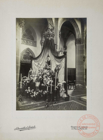 Eglise Saint-Joseph de Beauregard, scène biblique à l'intérieur