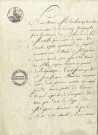 Attestation de Merlin de Thionville concernant Jean Jacques Boudray (1808)