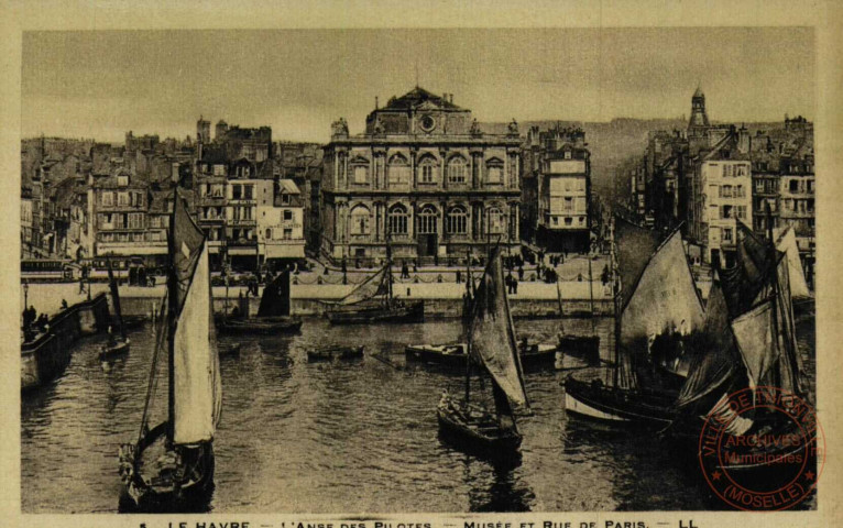 LE HAVRE. L'Anse des Pilotes - Musée et Rue de Paris