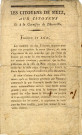 Les citoyens de Metz, aux citoyens et à la garnison de Thionville