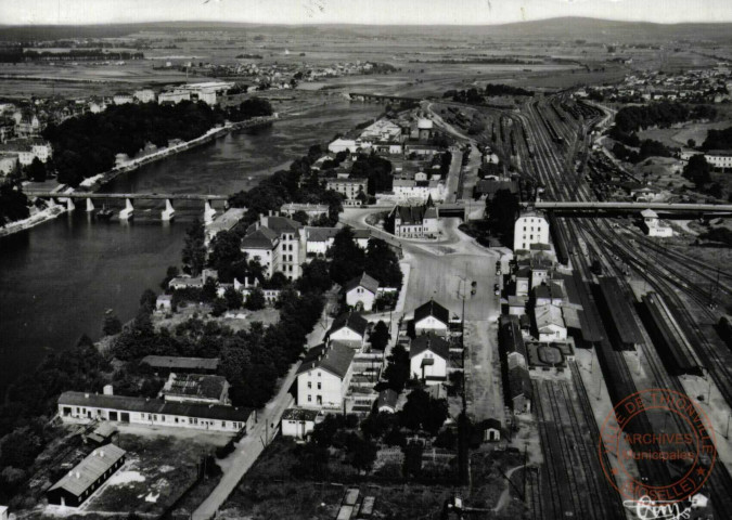 Thionville (Moselle) - Vue aérienne - Le Quartier de la Gare