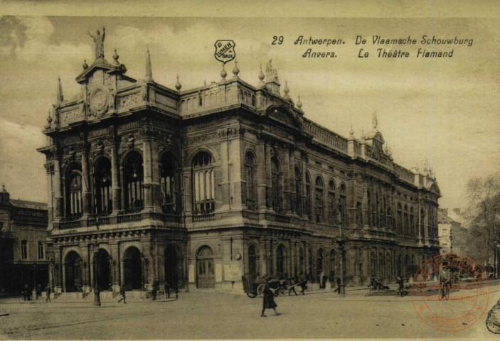 Anvers. Le Théâtre Flamand.