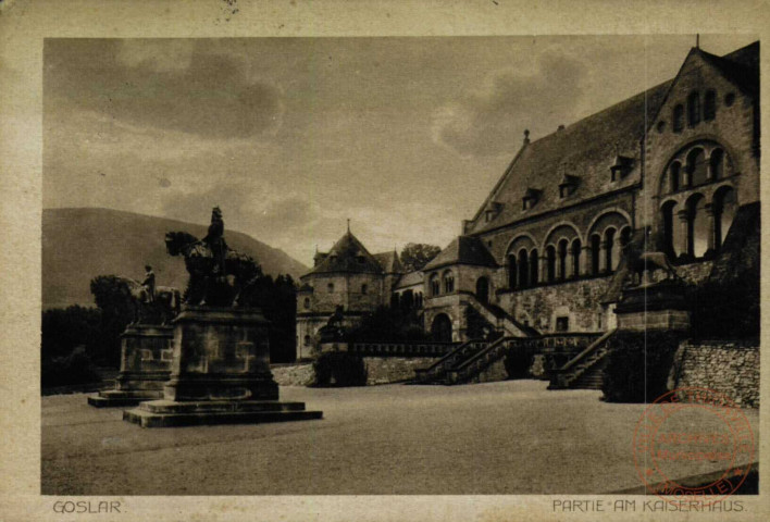 GOSLAR. Partie am Kaiserhaus