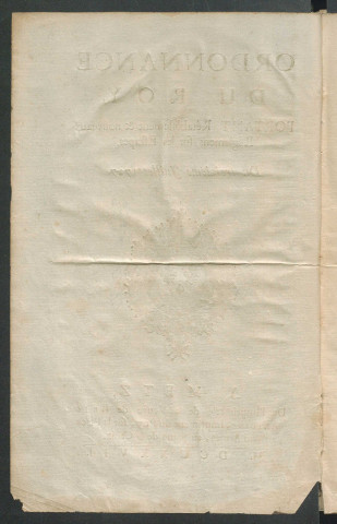 Registre d'étape de la place de Thionville (1728-1735)