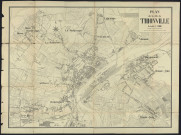 « PLAN DE LA VILLE DE THIONVILLE » / dressé par le Service d'arpentage de la villeReproduction d'un plan de 1945.