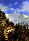 Massif du Mont Blanc (Haute-Savoie) - L'Aiguille de Bionnassay et le Tramway du Mont Blanc