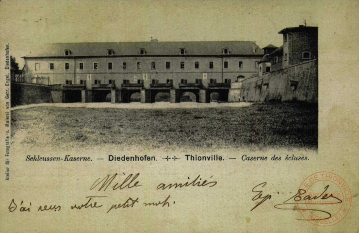 Schleussen-Kaserne - Diedenhofen / Thionville - Caserne des écluses