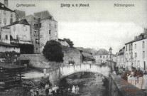 Gerbergasse - Sierck a.d. Mosel.- Mühlengasse - Sierck en 1907 - La rue des tanneurs et la rue du moulin