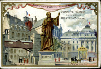 Paris : Palais de justice, Parlement ; Statue de BERRYER