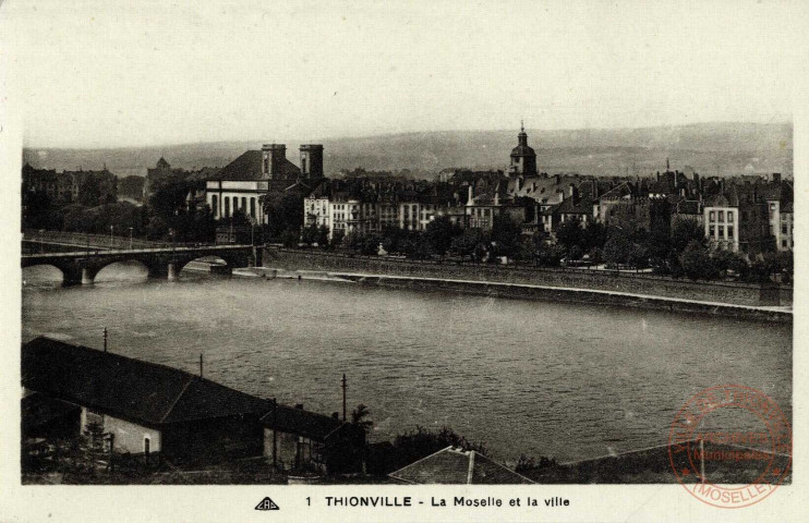 Thionville - La Moselle et la ville