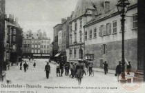 Diedenhofen - Eingang der Stadt vom Moselthor / Thionville - Entrée de la ville et mairie - Thionville en 1902