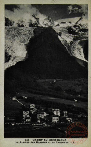 Massif du Mont-Blanc - Le Glacier des Bossons et de Taconnaz