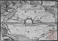 DELINEATION der Belager= und Eroberung Diedenhoffe von den Frantzosen im Monat Junio dieses 1643. Jahrs angefangen und den io Augusti eiusdem S :N : VOLLENDET. Plan de Thionville