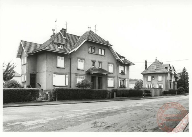 Façade du 3 au 9 rue Charles Hermite