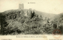 La Correze. Ruines du Château de Merle, près St-Constant.