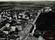 Thionville - Vue aérienne sur le Square du 11 Novembre et Avenue de Gaulle