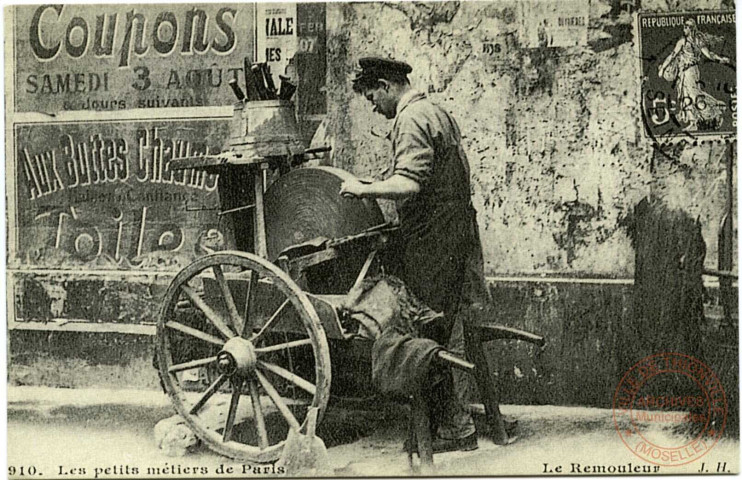 Les petits métiers de Paris - Le Rémouleur