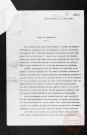 Exposition sur les fortifications à Thionville en 1970 par Georges Martig - Courrier dénonçant les armes et équipements allemands à proximité du fort de Guentrange en 1905