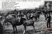 La Foire Sainte-Croix à Lessay - Un coin du Champ de Foire