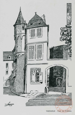 Thionville cour du Château