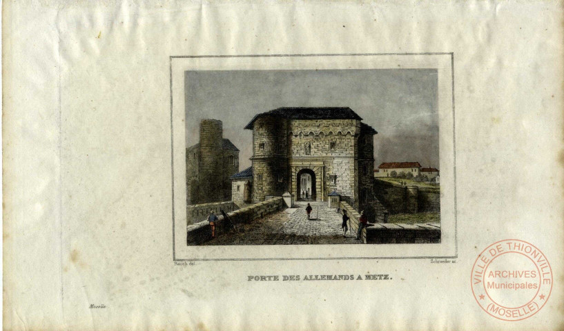 Porte des Allemands à Metz