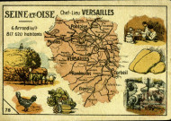 Département: Seine-et-Oise, chef-lieu Versailles.