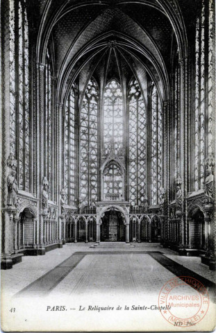 Paris - Le Reliquaire de la Sainte-Chapelle