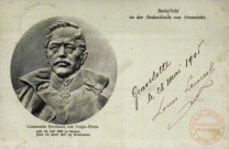 Reliefbild in der Gedenkhalle von Gravelotte. Constantin Bernhard von Voigts-Rhetz
