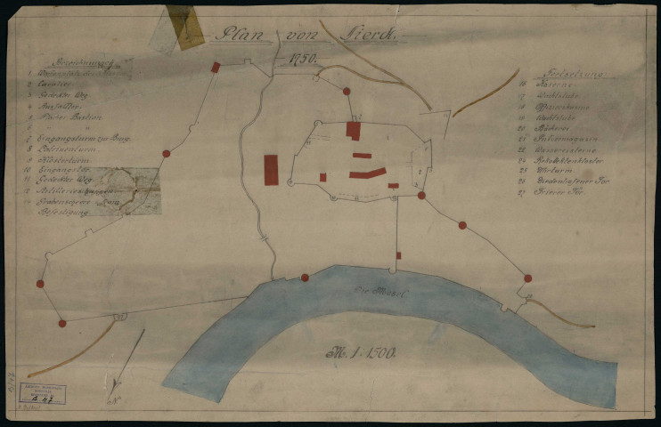 PLAN VON SIERCK. 1750