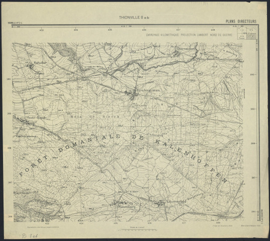 PLANS DIRECTEURS : THIONVILLE 8 a-b