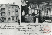 Restaurant Jean Guille, quartier Beauregard (Hayingerstrasse 1-3) en 1907.