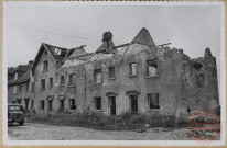 Logements d'Angevillers - cité B: n°36, 38, 40, 42 vue de devant.