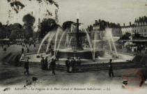 NANCY - La Fontaine de la Place Carnot et Monument Sadi-Carnot