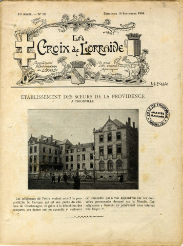 Etablissement des sœurs de la Providence à Thionville (1904)