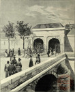 Thionville Entrée fortifiée, pont sur la Moselle