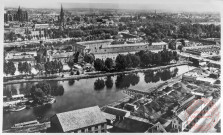 57. Moselle - Metz - 2. Le port de Metz et vue sur le sud de la ville