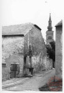 Bildstock situé rue Principale à Puttelange-lès-Thionville, à côté de l'école. Statues de Saint-Donat, Saint-Ferré, Saint-Quirin et Saint-Firmin. Partie haute de 1744 et partie basse (Christ au tombeau) du XVIe