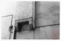 8 rue du Vieux Collège, façade sur impasse des Augustins, console de cheminée XVIIIe - Thionville
