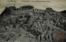 Côte d'Emeraude - Rotheneuf - Vue générale des Rochers sculptés
