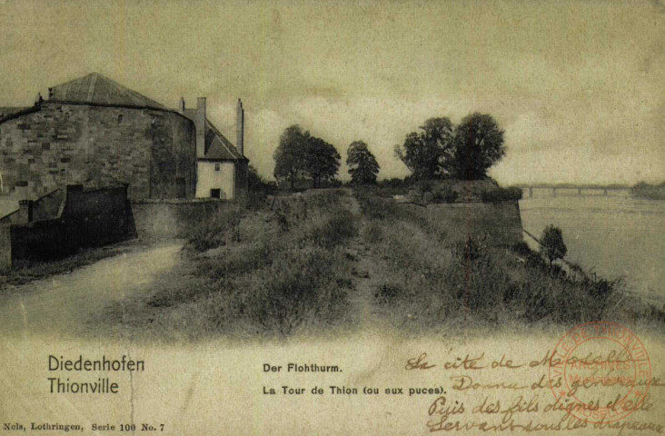 Diedenhofen - Der Flohthurm. / Thionville - La Tour de Thion. (ou aux puces)