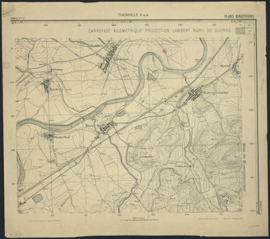 PLANS DIRECTEURS : THIONVILLE 6 a-b